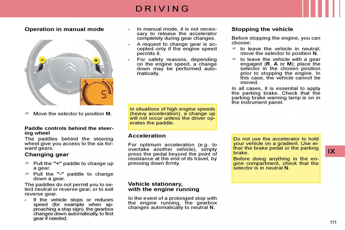 manual  Citroen C4 I 1 owners manual / page 116