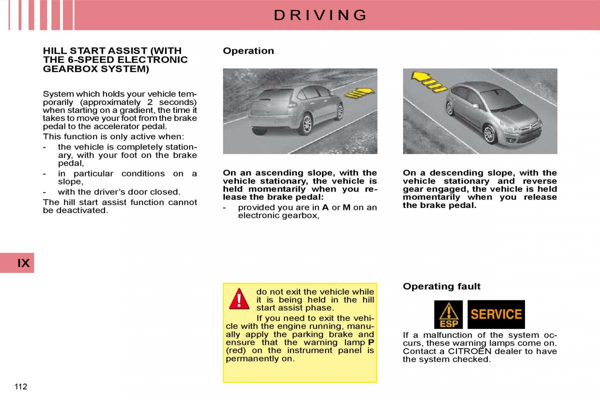 manual  Citroen C4 I 1 owners manual / page 117