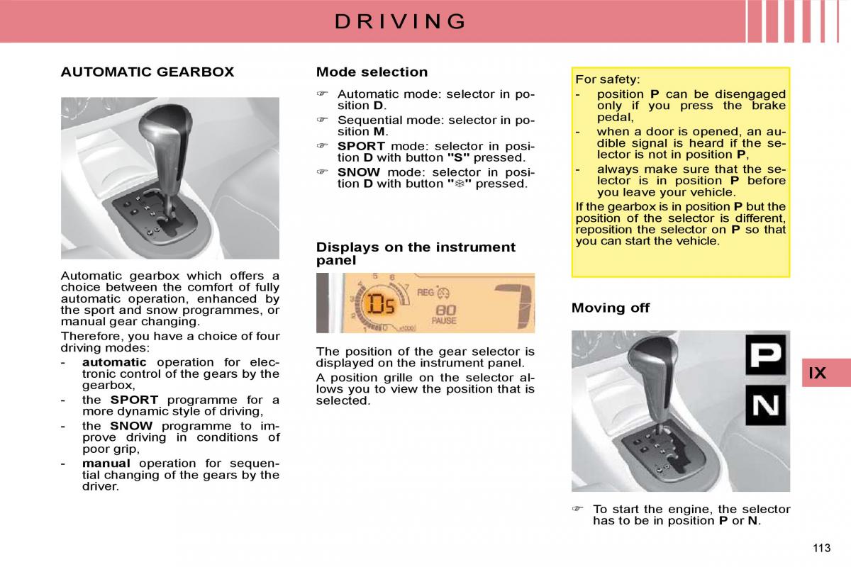 manual  Citroen C4 I 1 owners manual / page 118