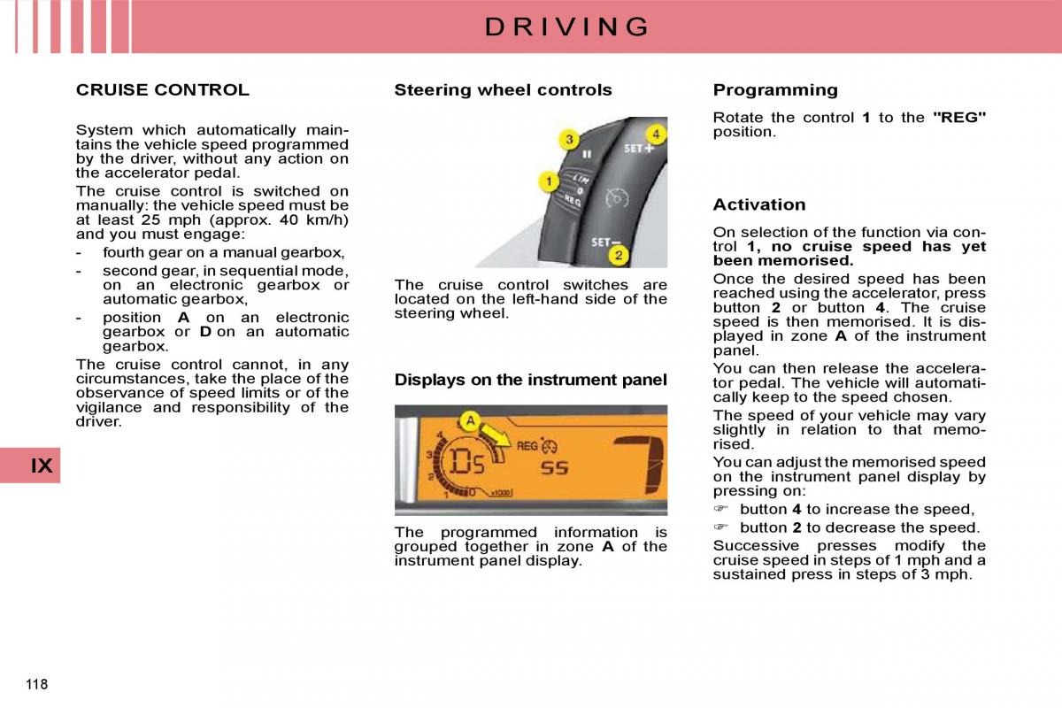 manual  Citroen C4 I 1 owners manual / page 123