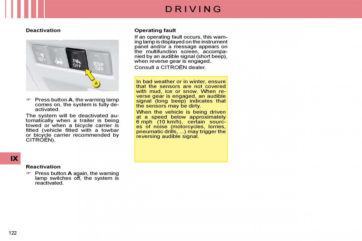 manual  Citroen C4 I 1 owners manual / page 127