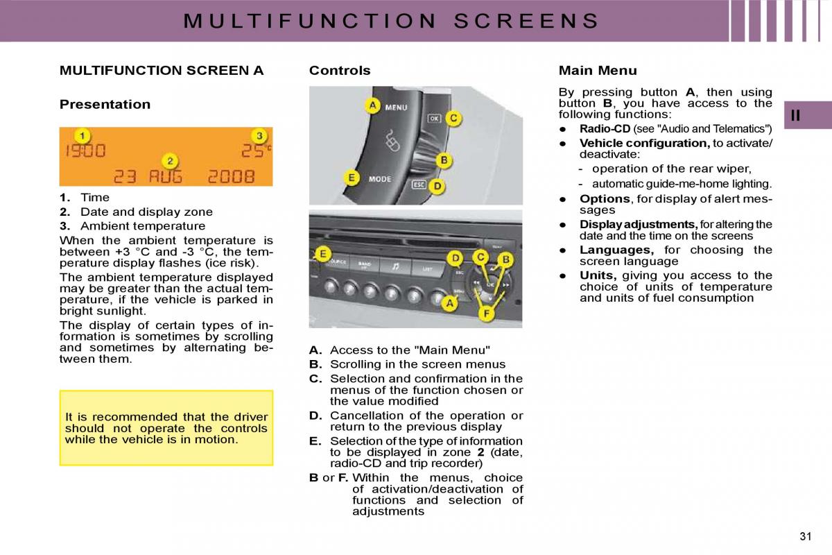 Citroen C4 I 1 owners manual / page 16