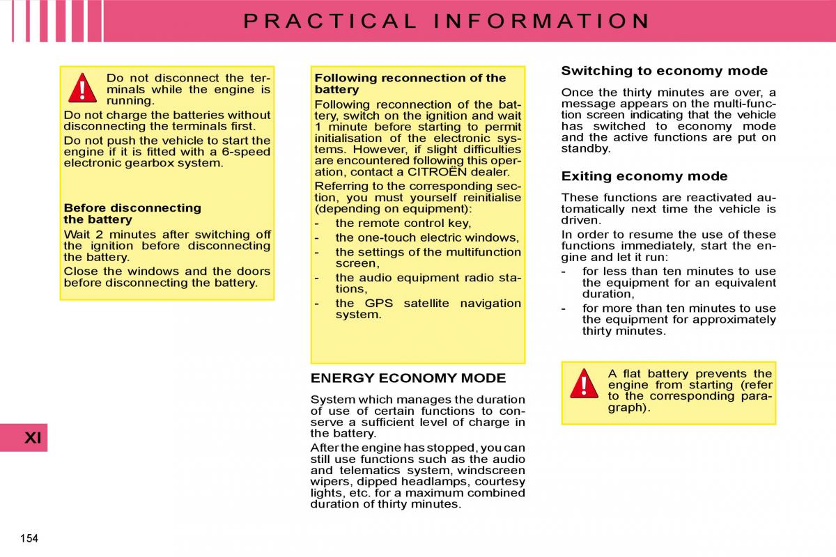 manual  Citroen C4 I 1 owners manual / page 160