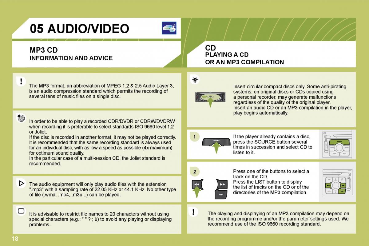 manual  Citroen C4 I 1 owners manual / page 214