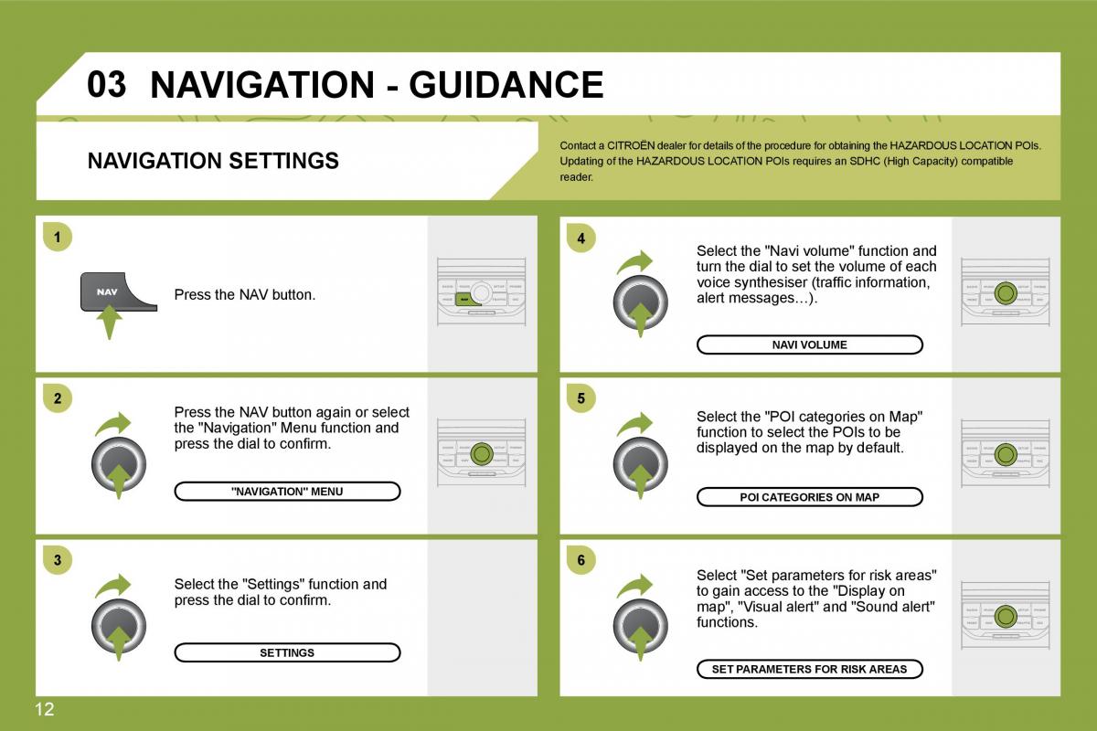 manual  Citroen C4 I 1 owners manual / page 251