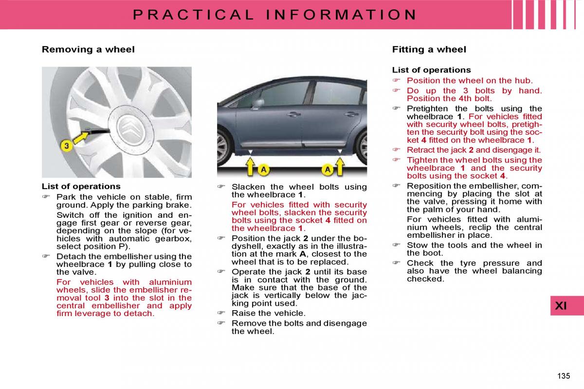 manual  Citroen C4 I 1 owners manual / page 275