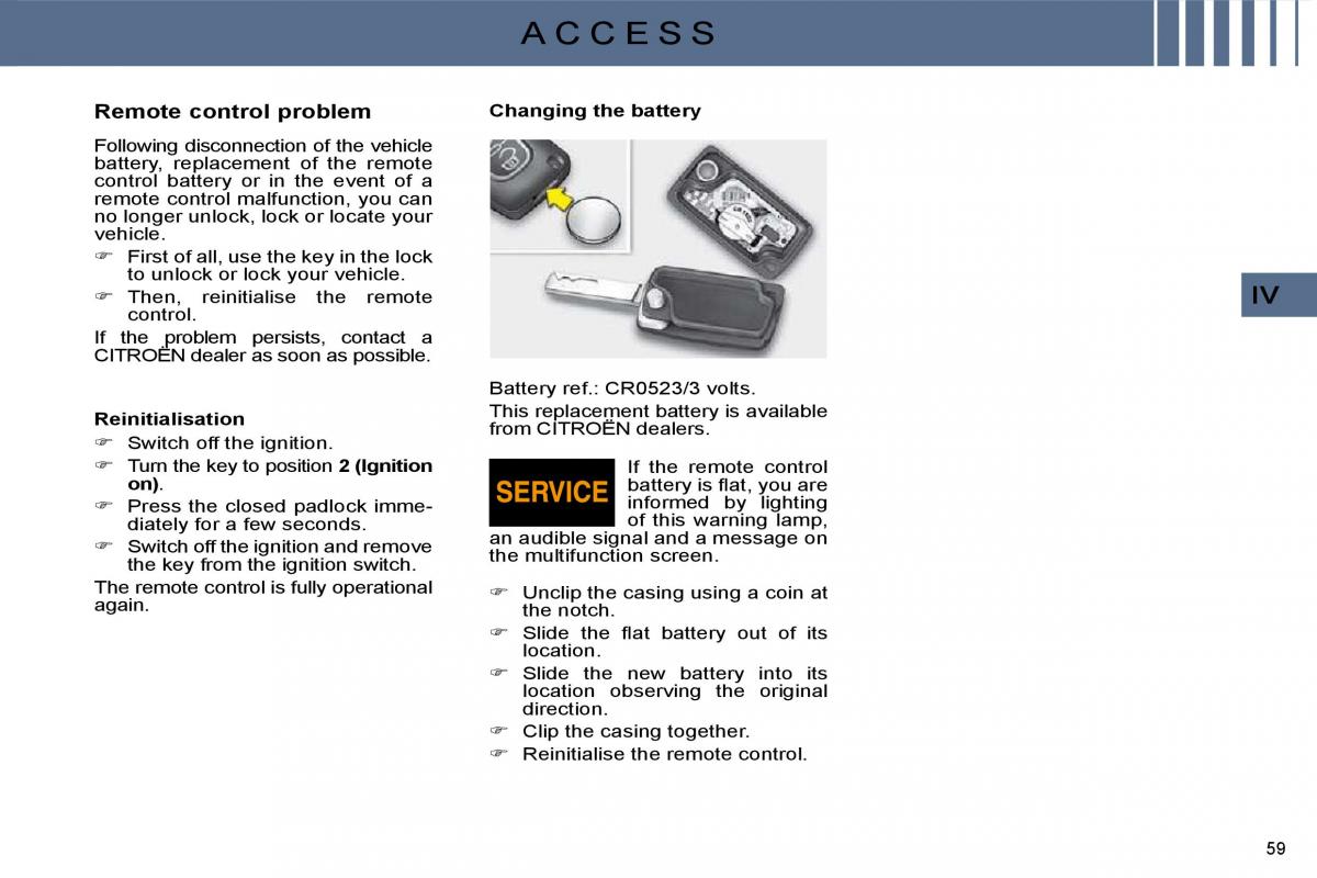 manual  Citroen C4 I 1 owners manual / page 46