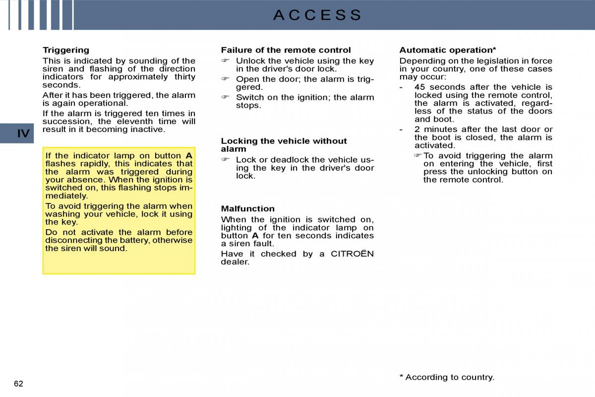 manual  Citroen C4 I 1 owners manual / page 52