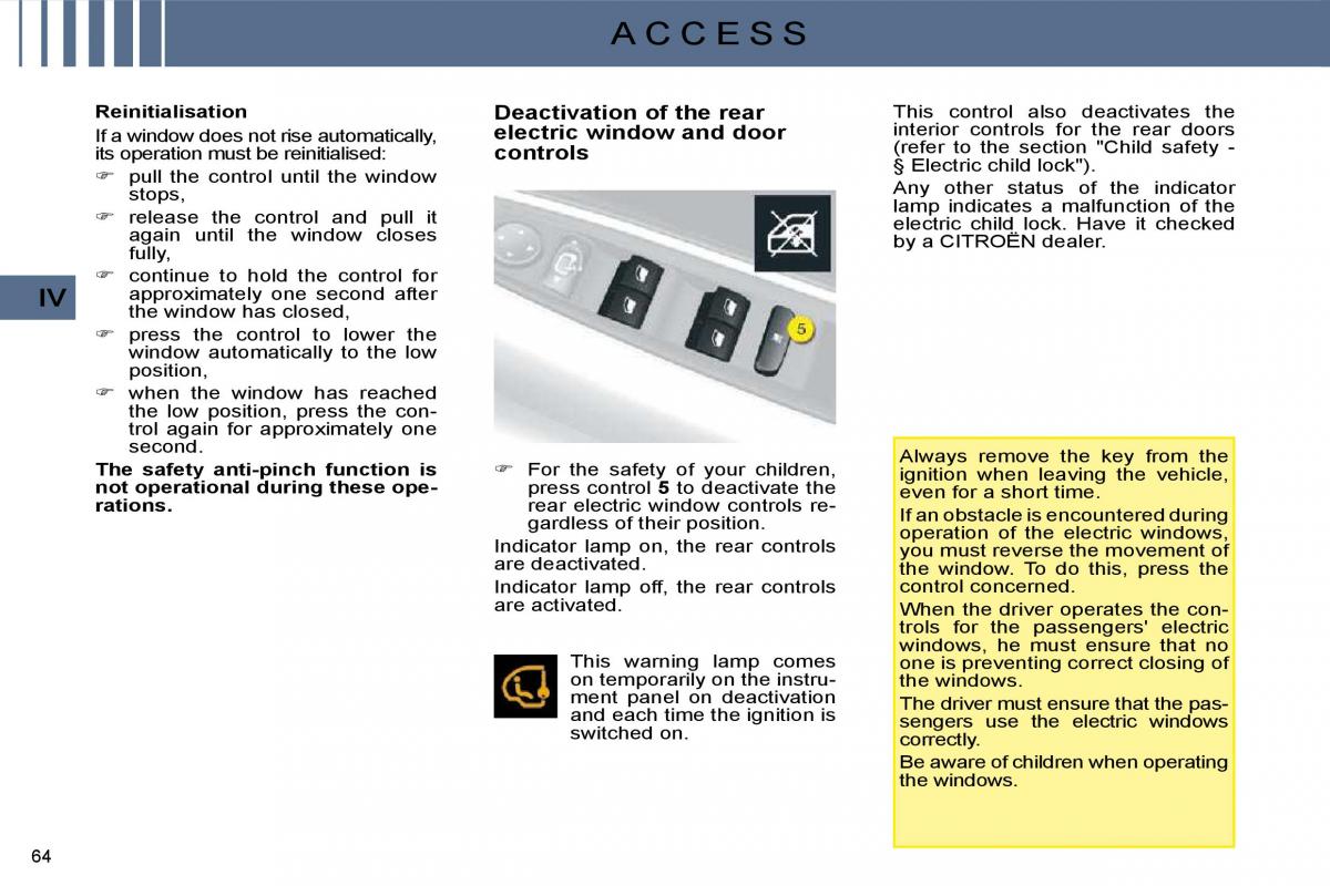 manual  Citroen C4 I 1 owners manual / page 54