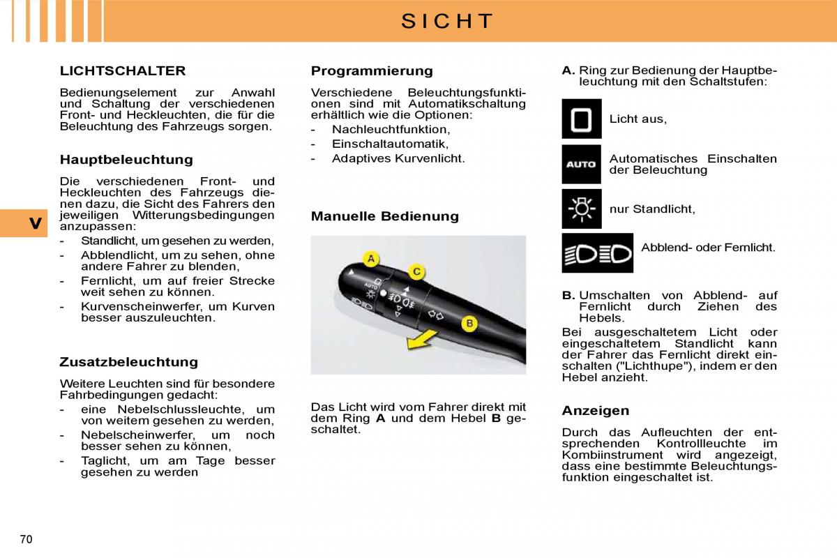 Citroen C4 I 1 owners manual Handbuch / page 60