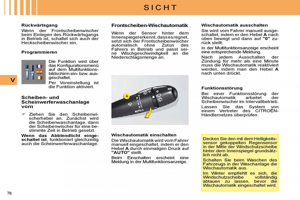 Citroen C4 I 1 owners manual Handbuch / page 68