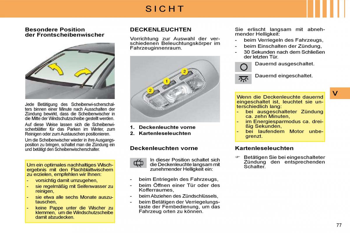 Citroen C4 I 1 owners manual Handbuch / page 69