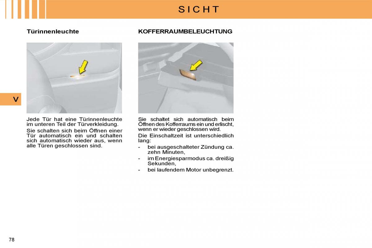 Citroen C4 I 1 owners manual Handbuch / page 71