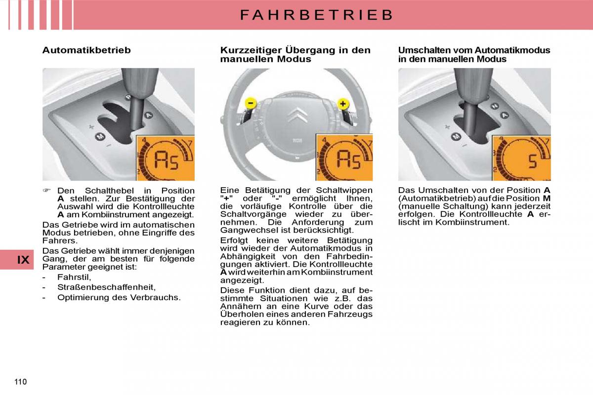 Citroen C4 I 1 owners manual Handbuch / page 115