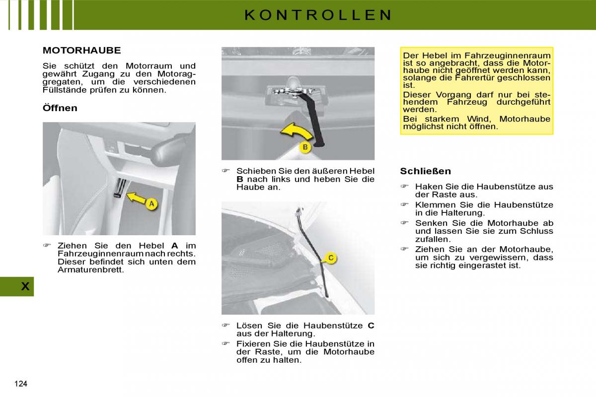 Citroen C4 I 1 owners manual Handbuch / page 128