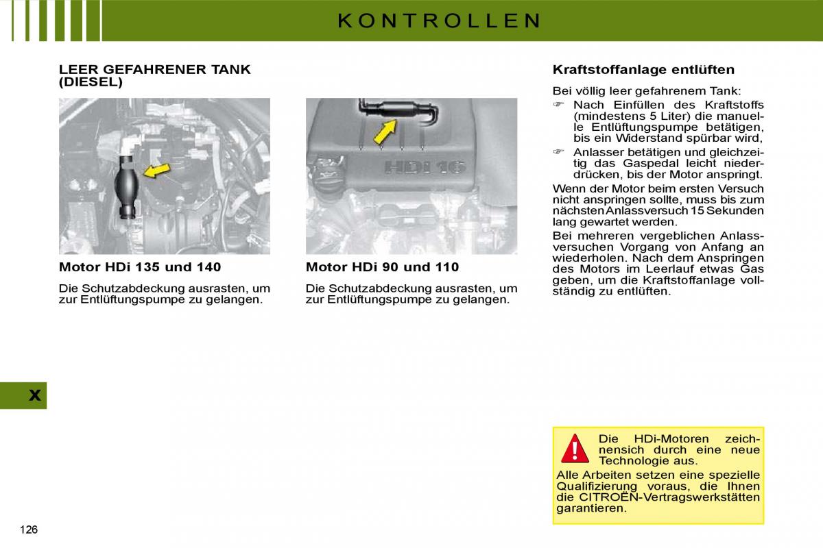 Citroen C4 I 1 owners manual Handbuch / page 130