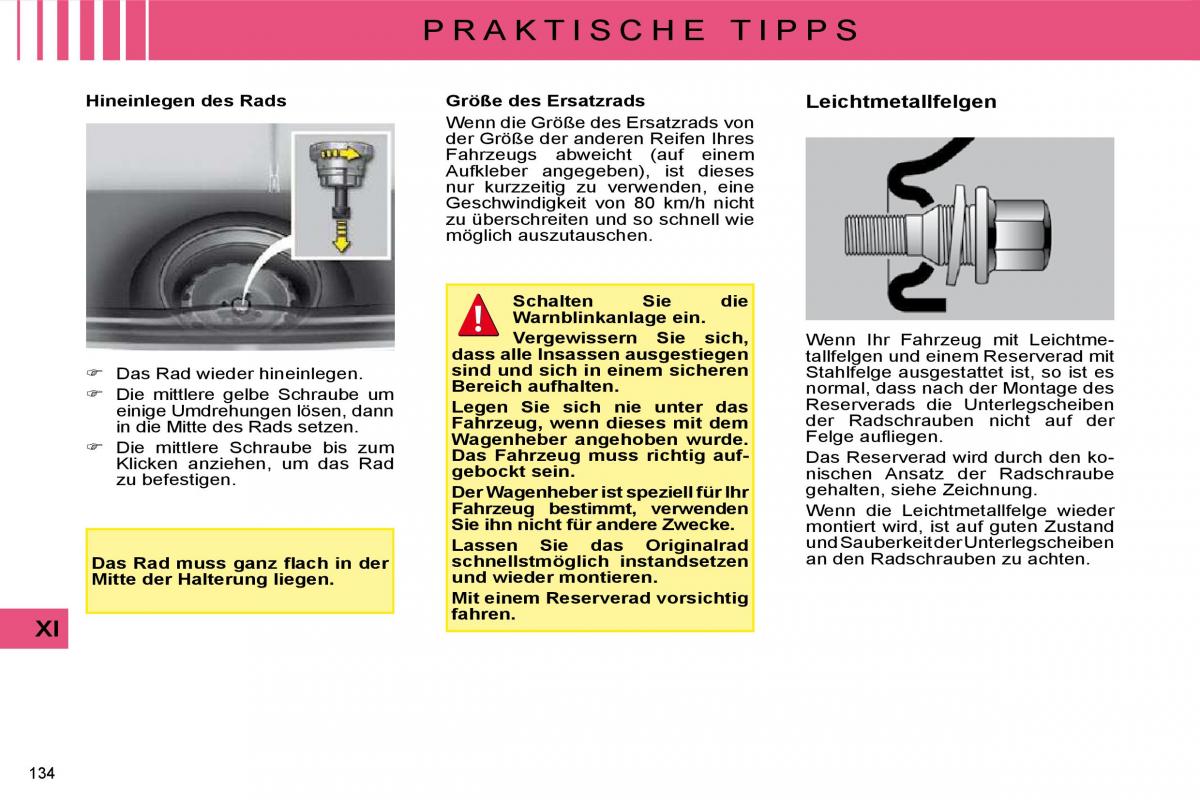 Citroen C4 I 1 owners manual Handbuch / page 139