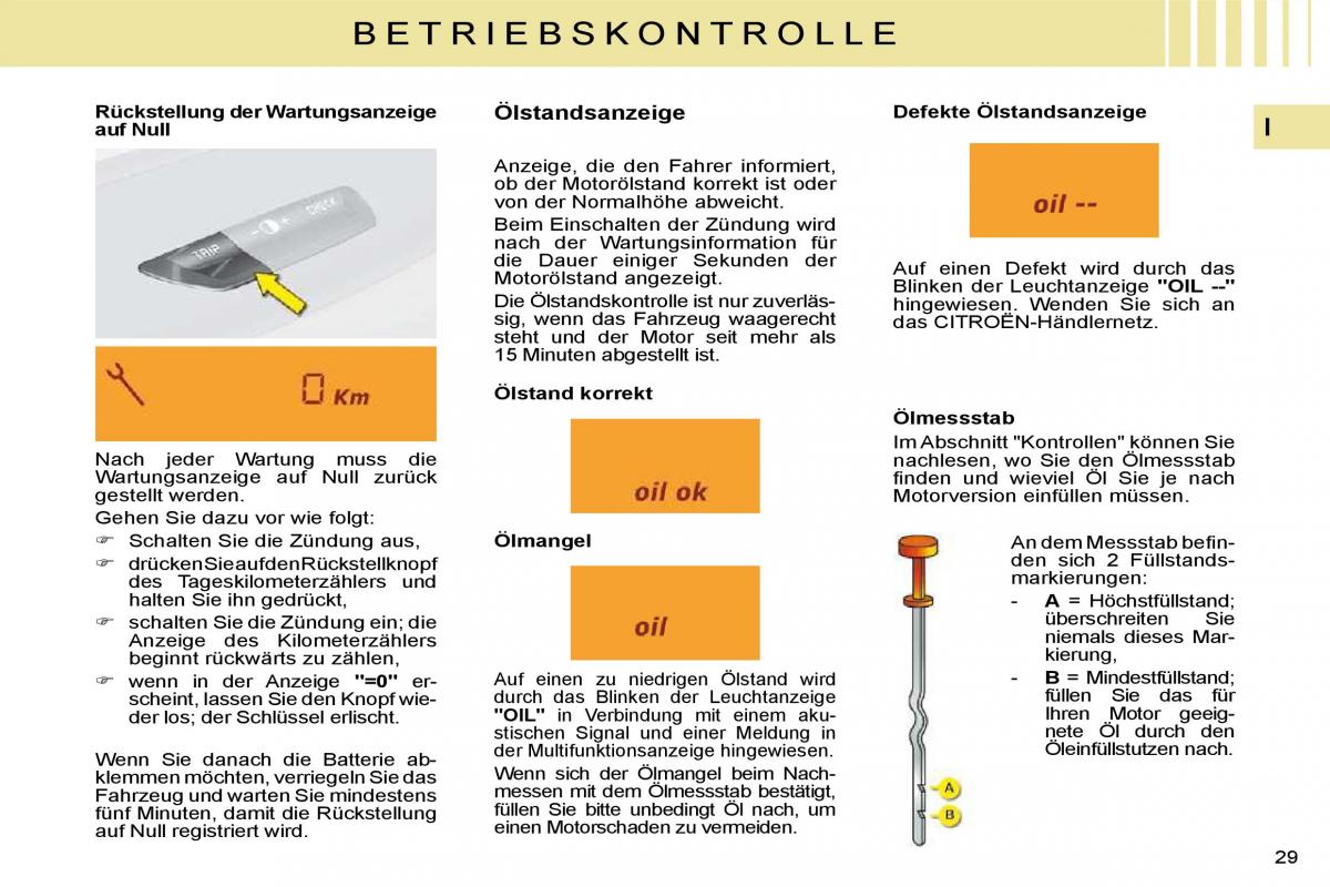 Citroen C4 I 1 owners manual Handbuch / page 14