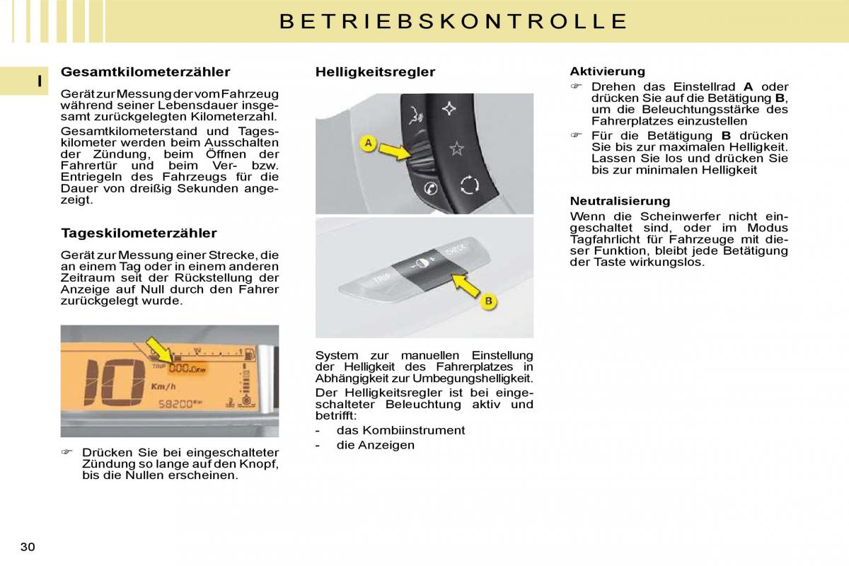 Citroen C4 I 1 owners manual Handbuch / page 15