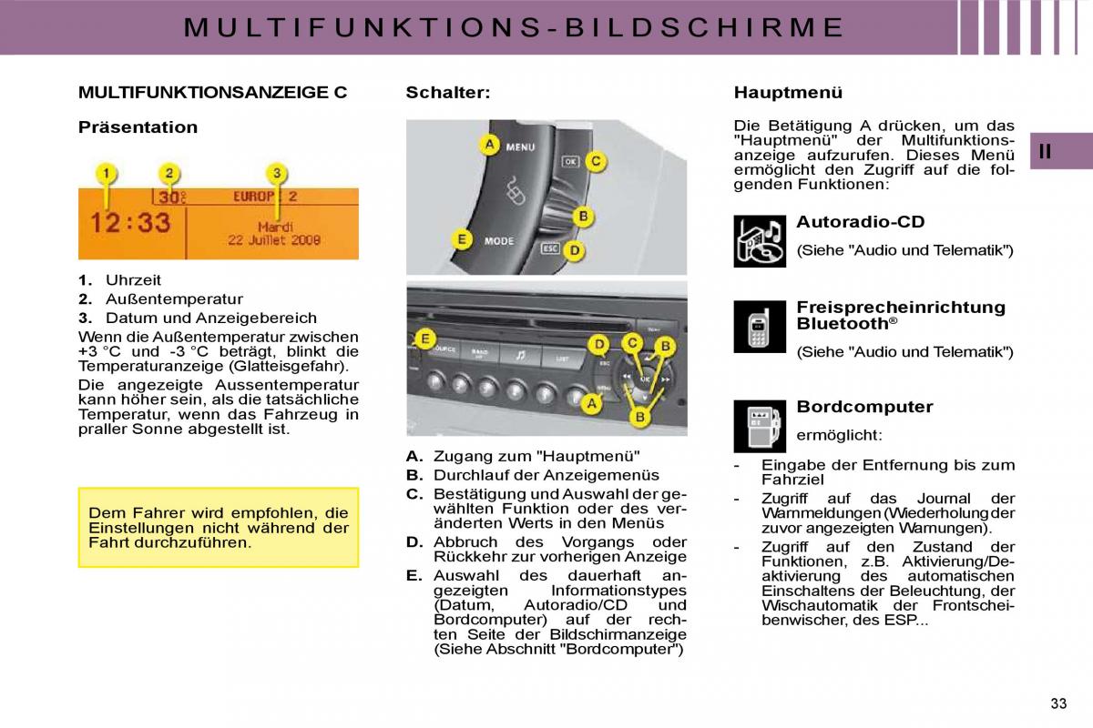 Citroen C4 I 1 owners manual Handbuch / page 18