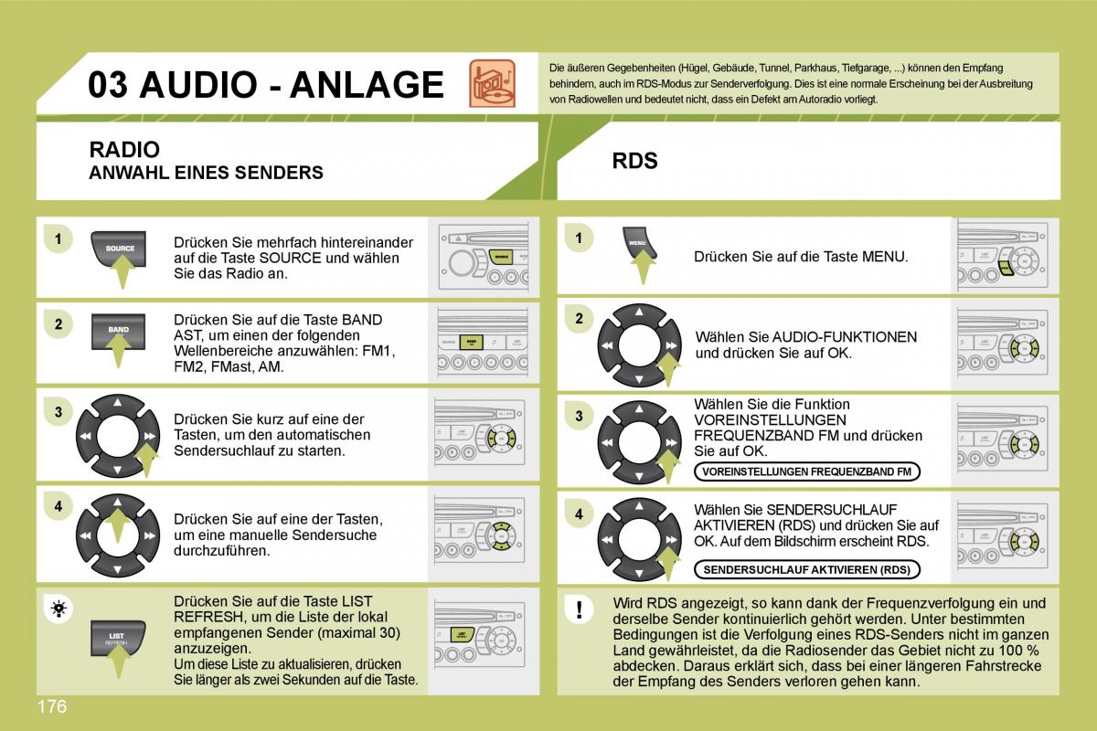 Citroen C4 I 1 owners manual Handbuch / page 183