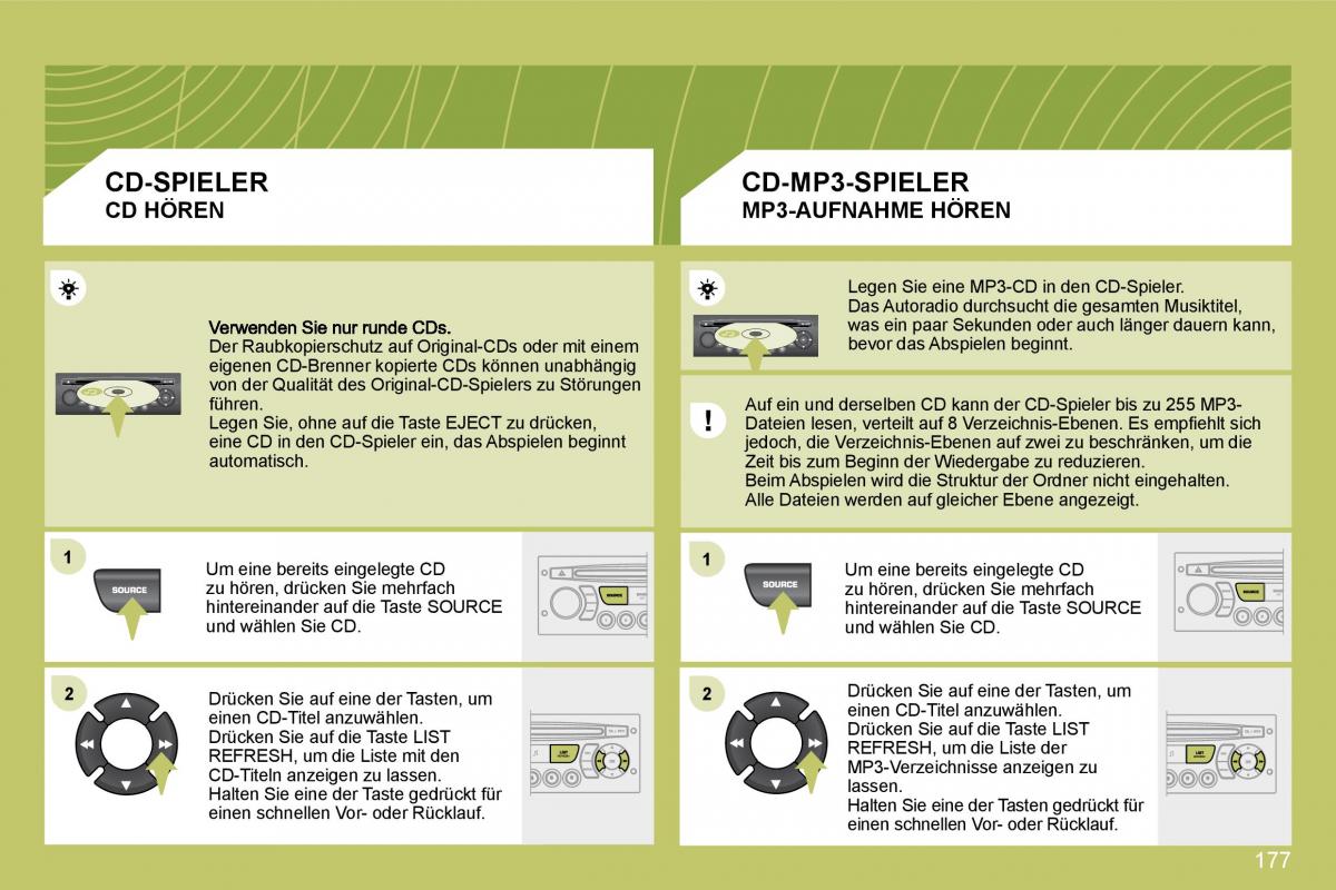 Citroen C4 I 1 owners manual Handbuch / page 184