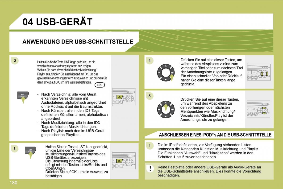 Citroen C4 I 1 owners manual Handbuch / page 187