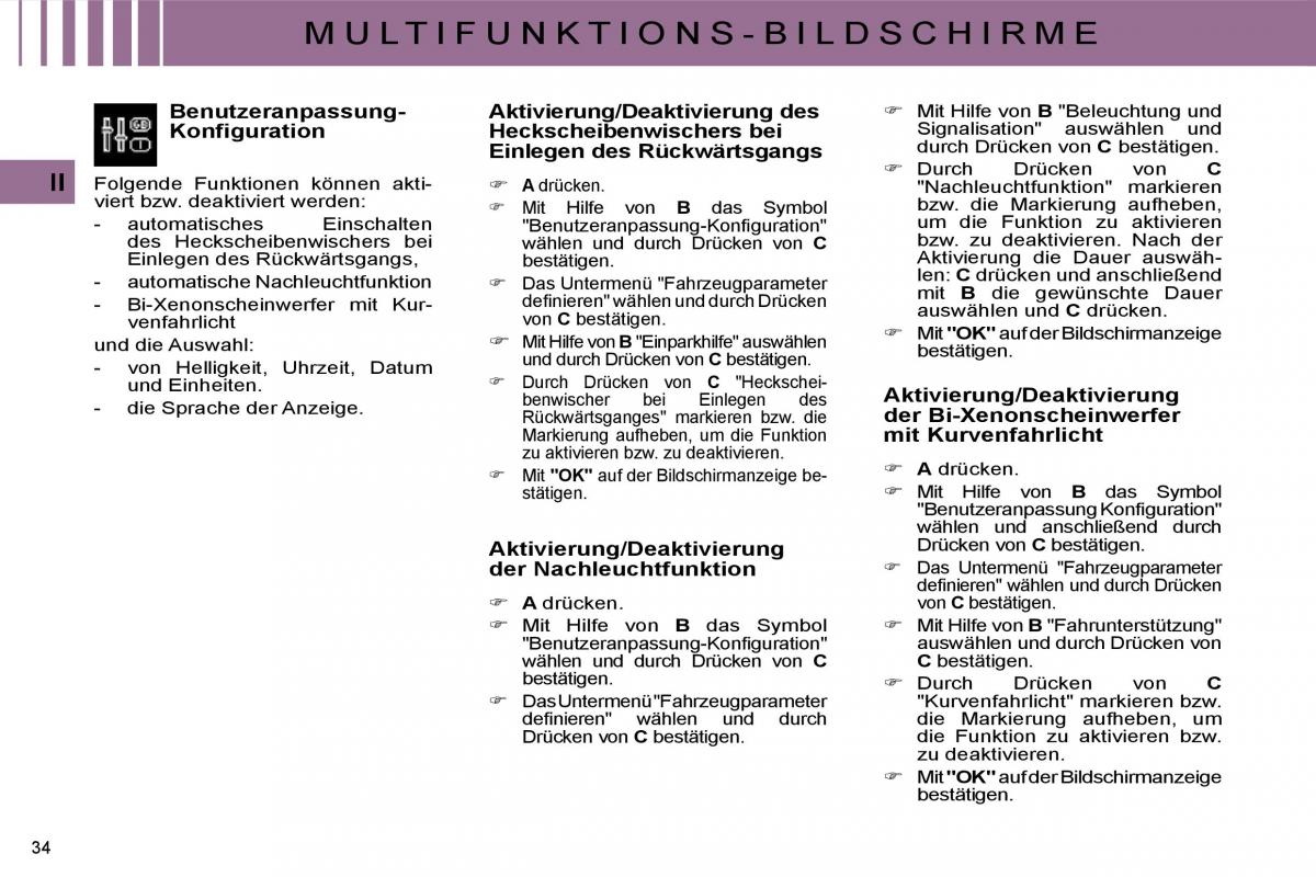 Citroen C4 I 1 owners manual Handbuch / page 19