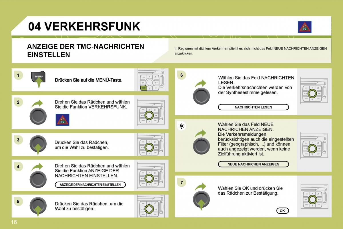 Citroen C4 I 1 owners manual Handbuch / page 212