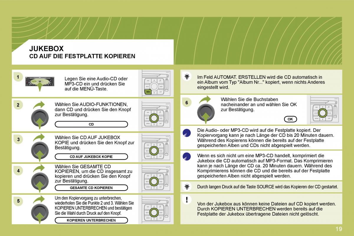 Citroen C4 I 1 owners manual Handbuch / page 215