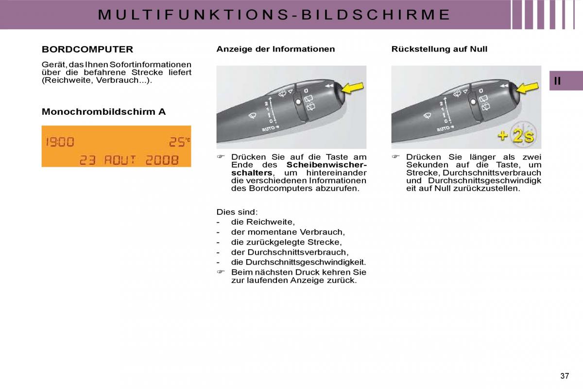 Citroen C4 I 1 owners manual Handbuch / page 22