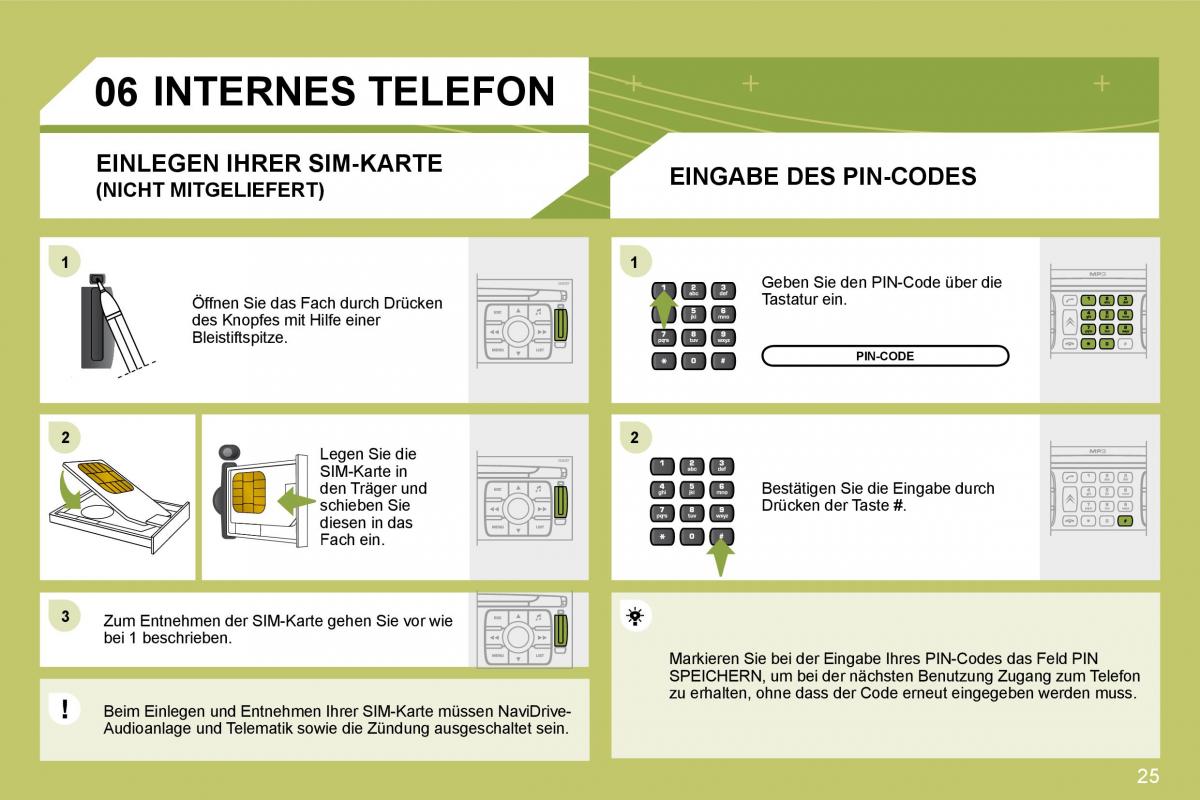 Citroen C4 I 1 owners manual Handbuch / page 221