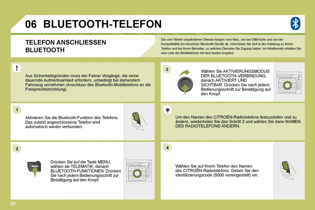 Citroen C4 I 1 owners manual Handbuch / page 222