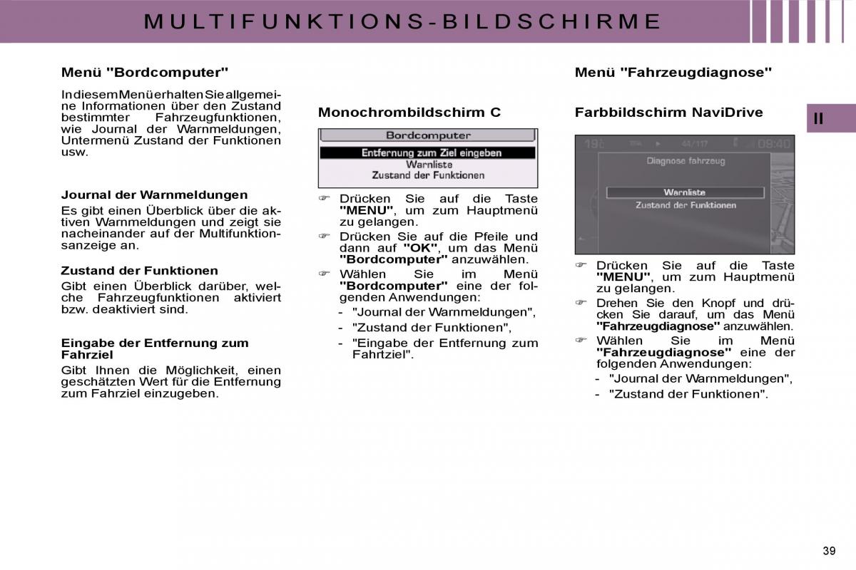 Citroen C4 I 1 owners manual Handbuch / page 26