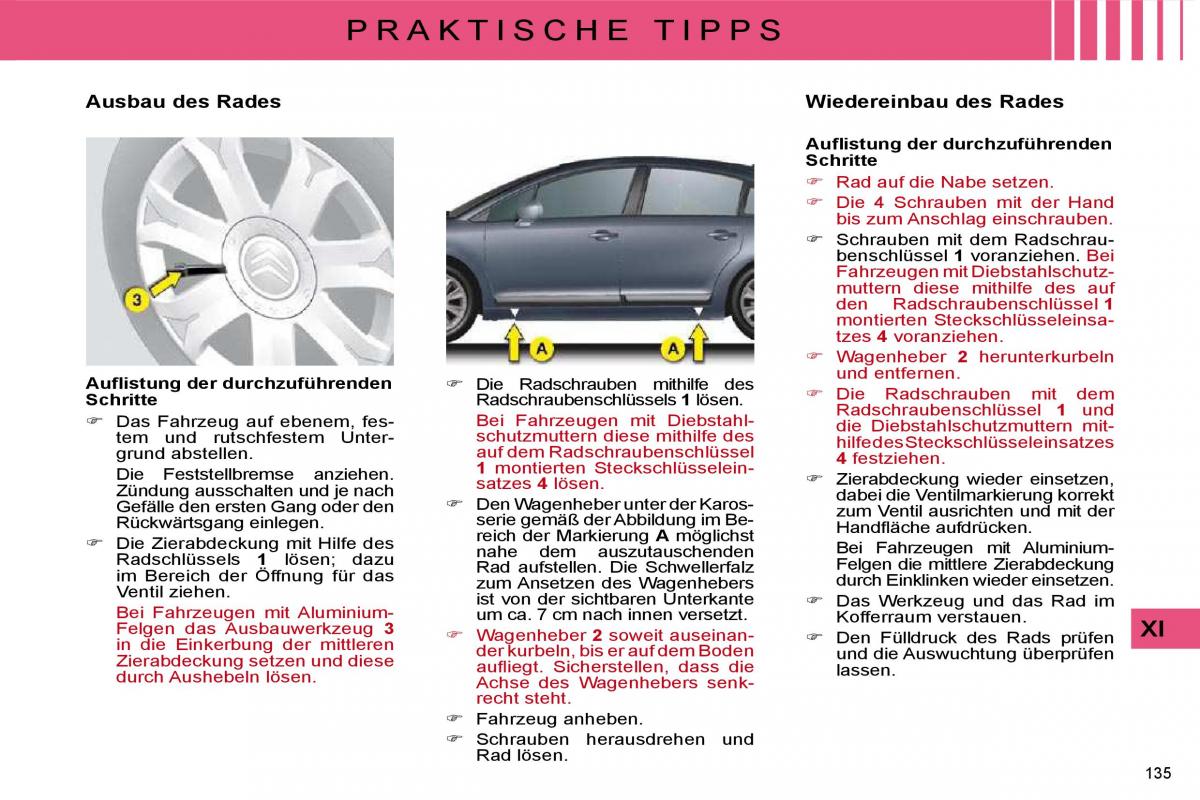 Citroen C4 I 1 owners manual Handbuch / page 273