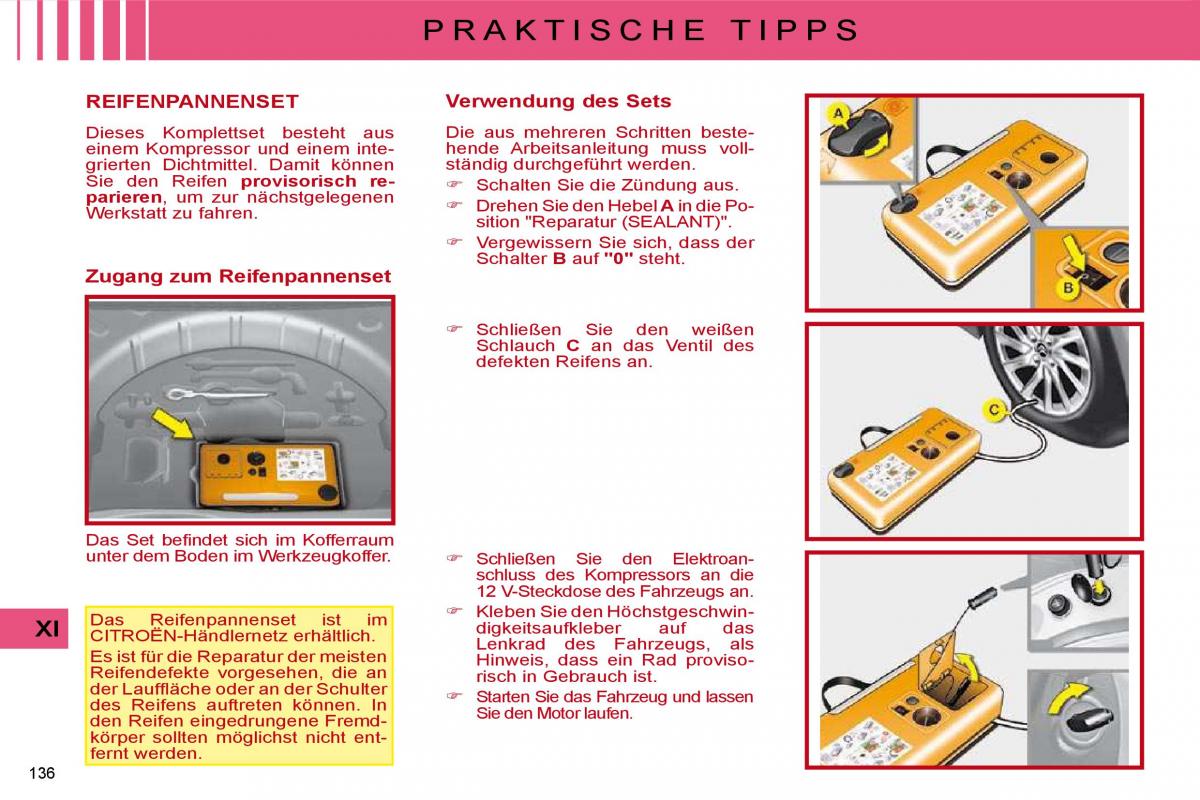 Citroen C4 I 1 owners manual Handbuch / page 274