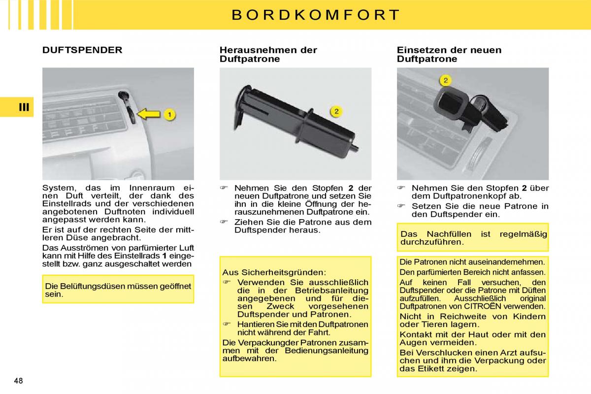 Citroen C4 I 1 owners manual Handbuch / page 35