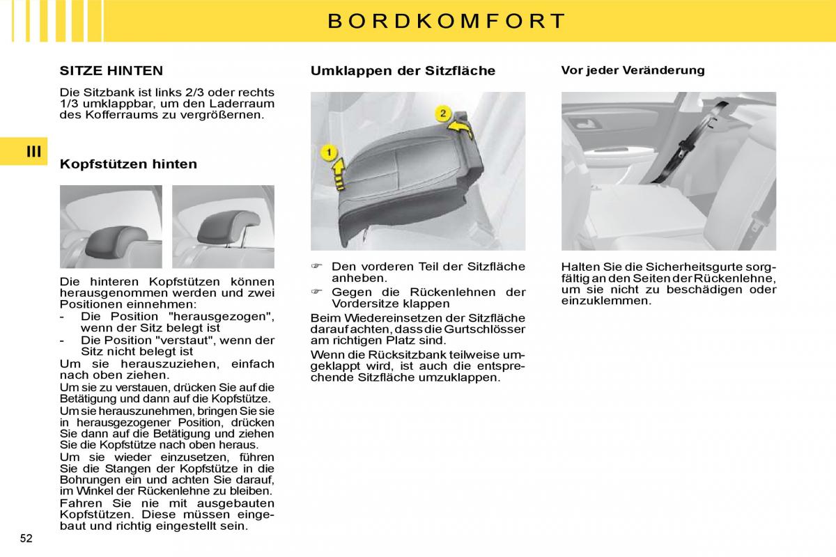 Citroen C4 I 1 owners manual Handbuch / page 39