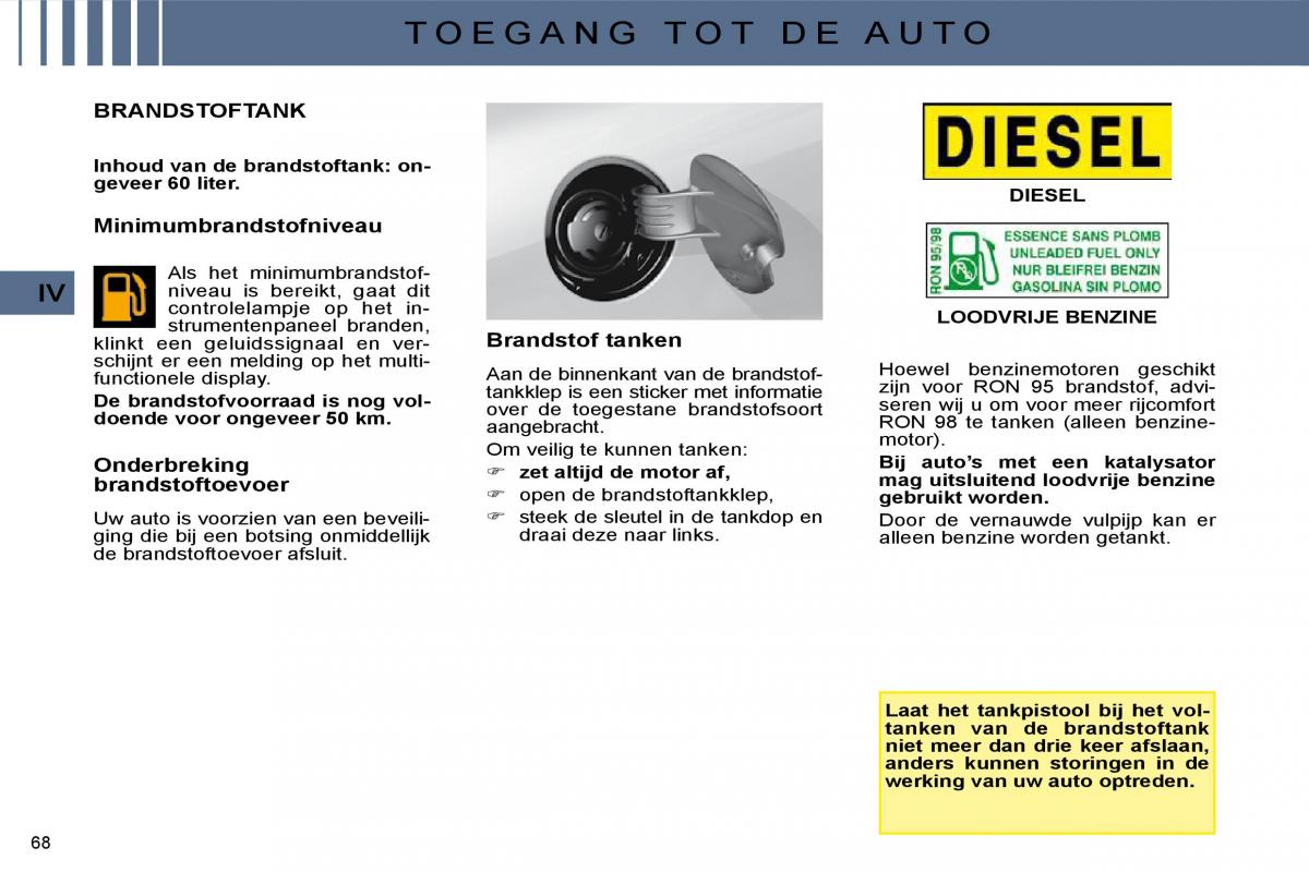 Citroen C4 I 1 owners manual handleiding / page 58