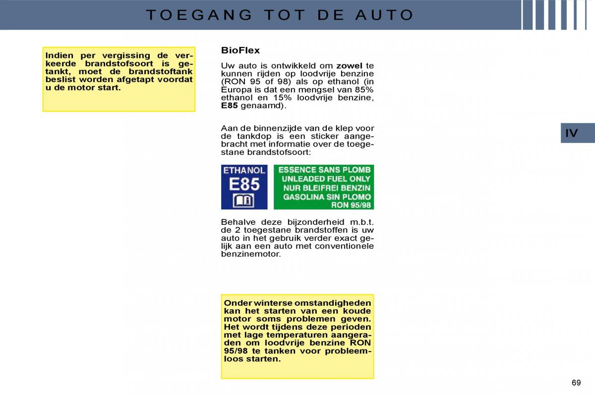 Citroen C4 I 1 owners manual handleiding / page 59