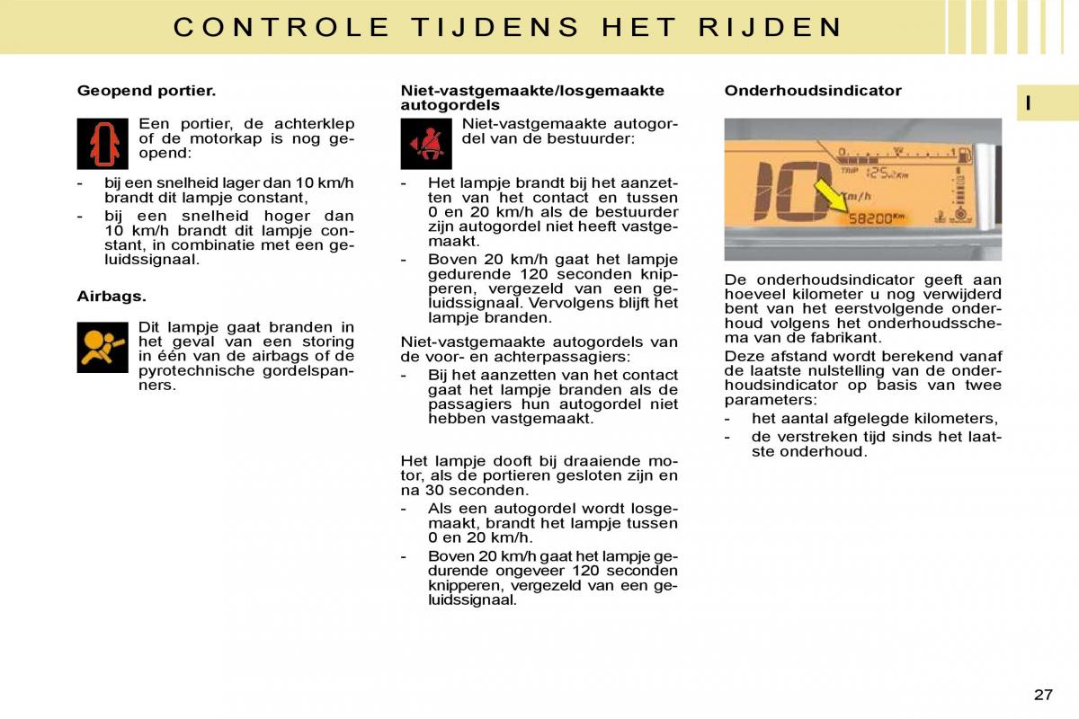 Citroen C4 I 1 owners manual handleiding / page 6