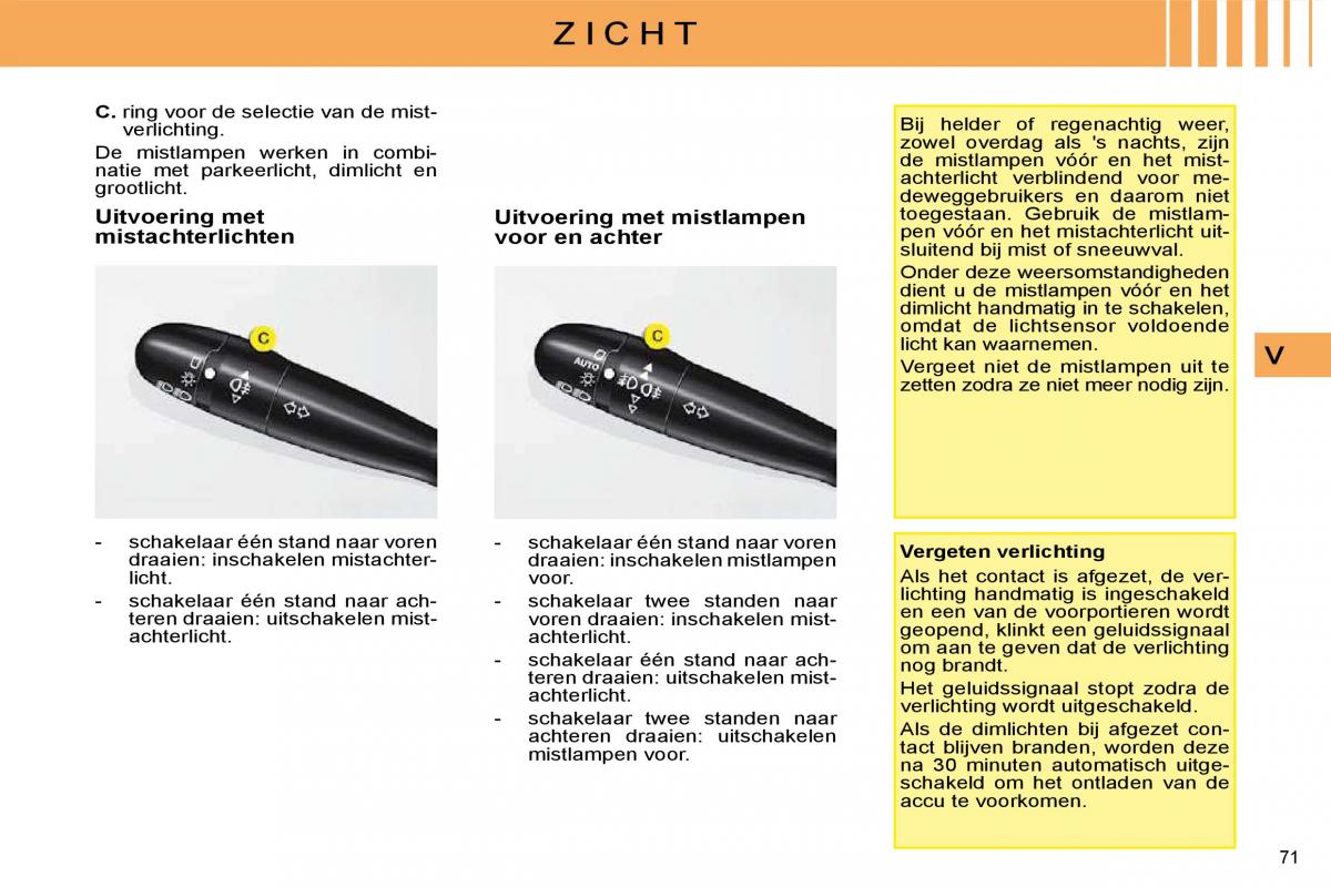 Citroen C4 I 1 owners manual handleiding / page 61