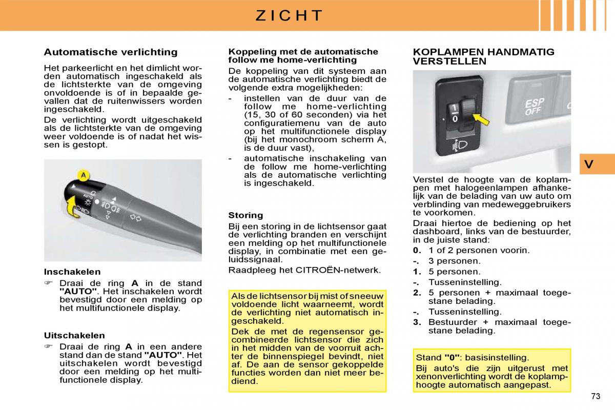 Citroen C4 I 1 owners manual handleiding / page 63