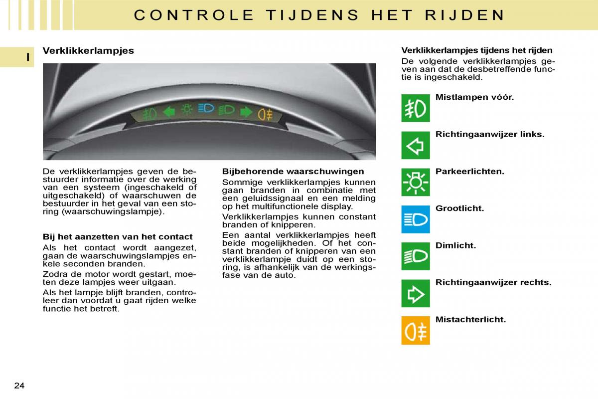 Citroen C4 I 1 owners manual handleiding / page 7