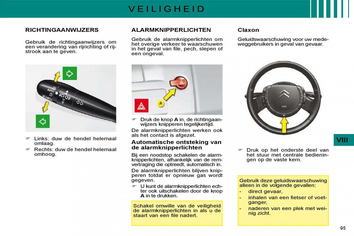 Citroen C4 I 1 owners manual handleiding / page 98