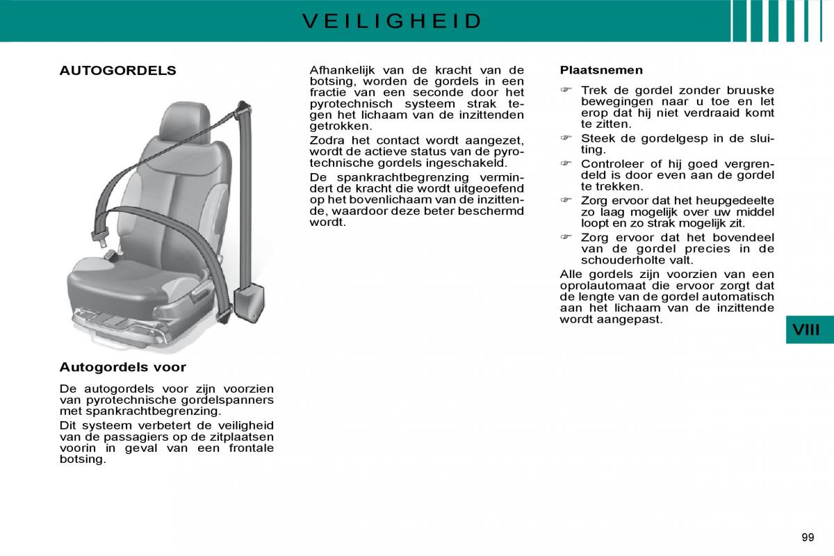 Citroen C4 I 1 owners manual handleiding / page 102