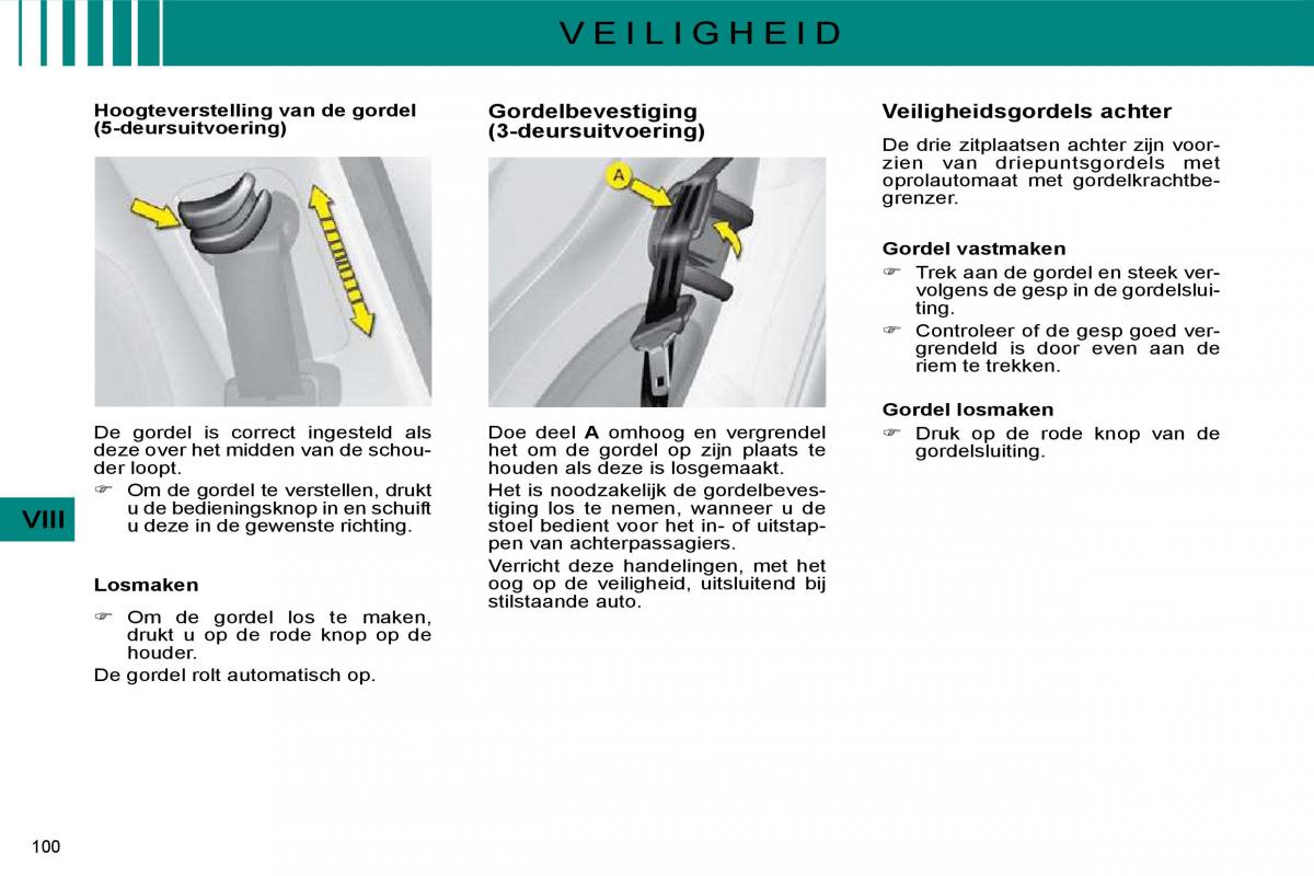 Citroen C4 I 1 owners manual handleiding / page 103