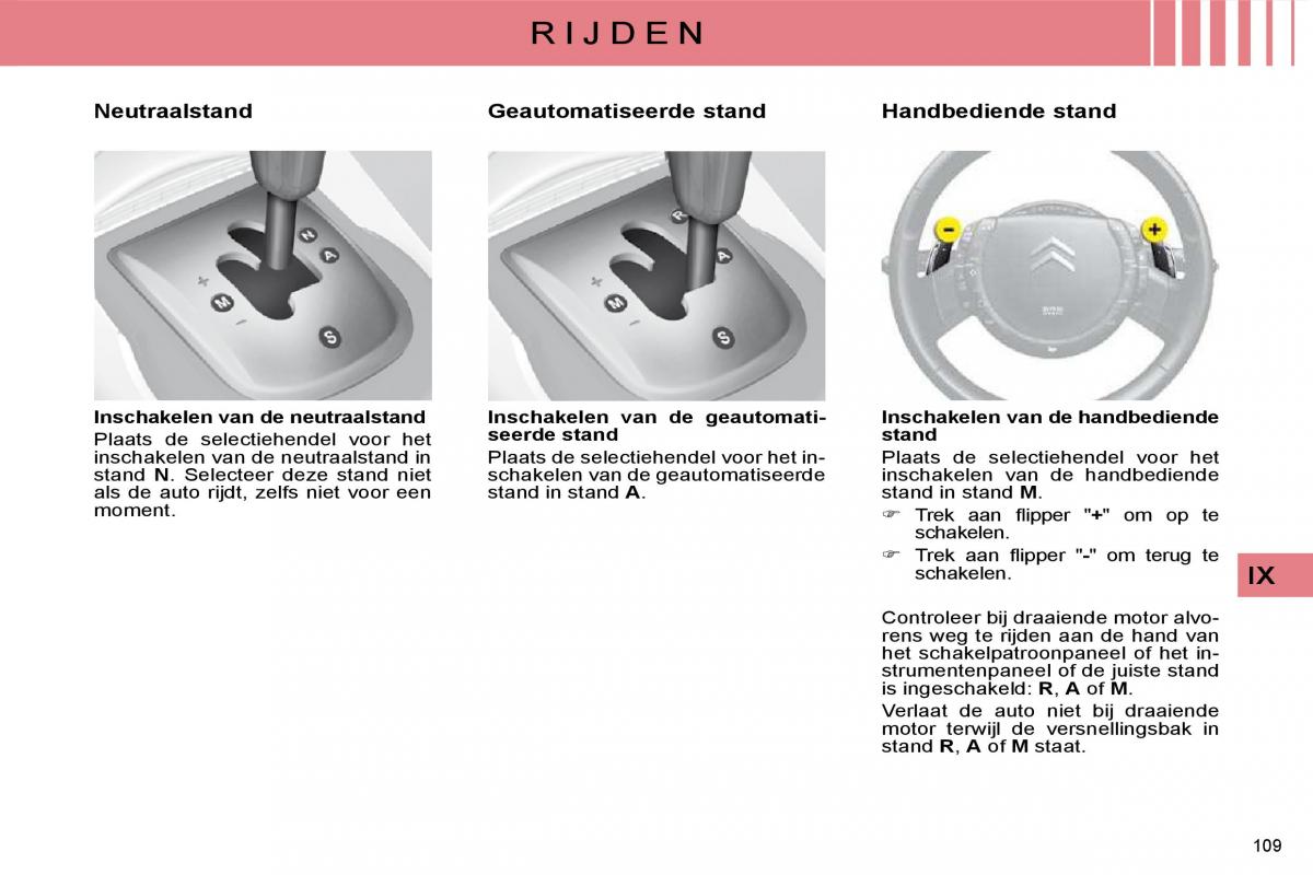 Citroen C4 I 1 owners manual handleiding / page 114