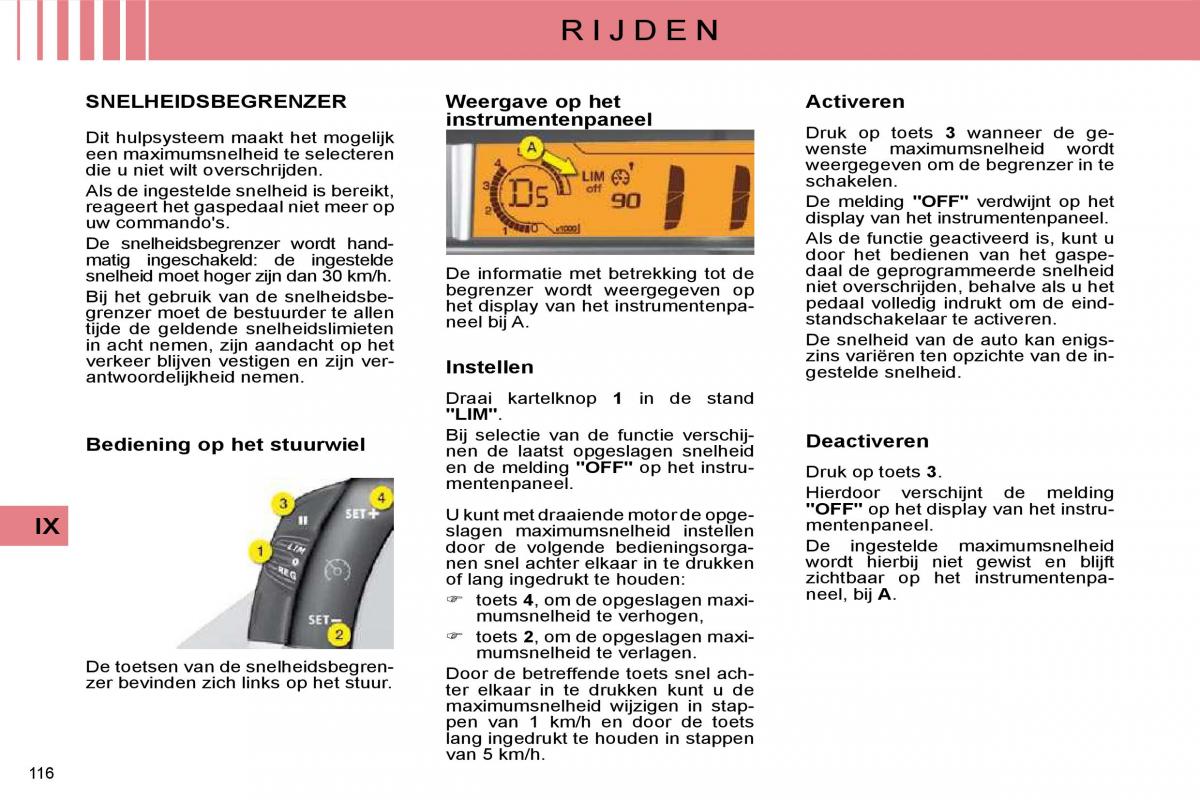 Citroen C4 I 1 owners manual handleiding / page 121