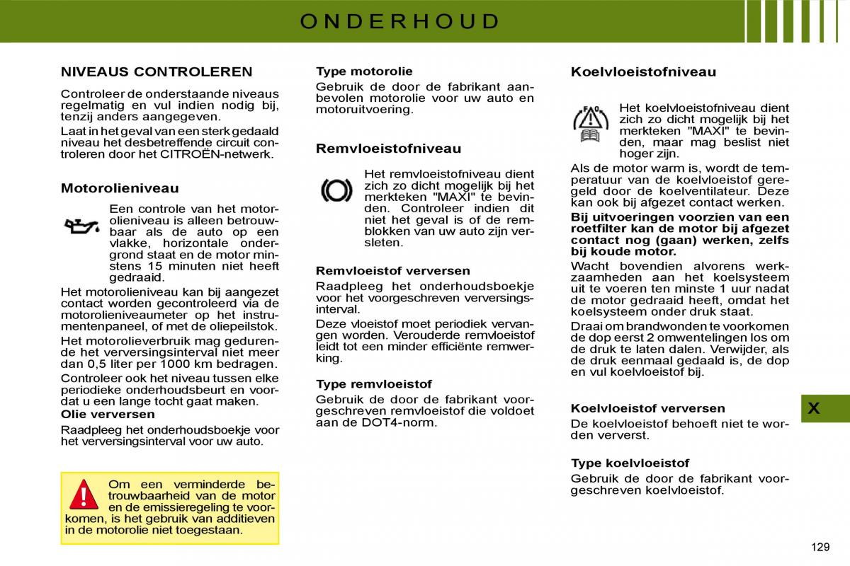 Citroen C4 I 1 owners manual handleiding / page 133